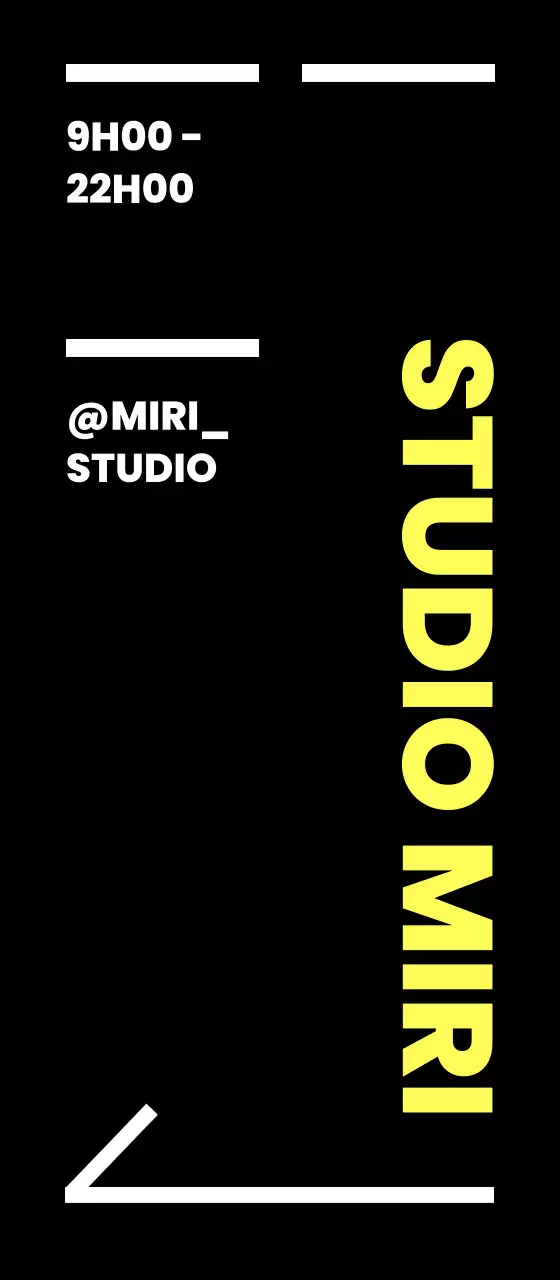 Guide de localisation du studio Black Yellow Point