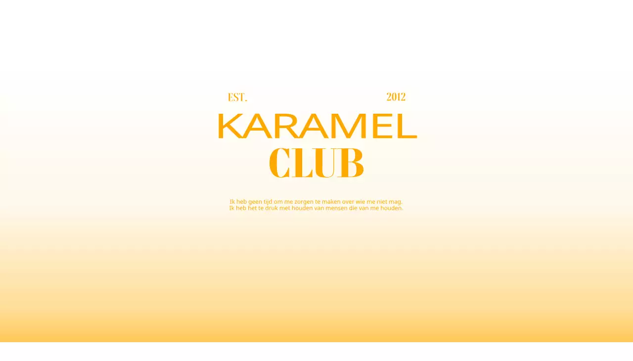 Indrukwekkend ontwerp met smaakvolle verlopen en plaatsing van typografie