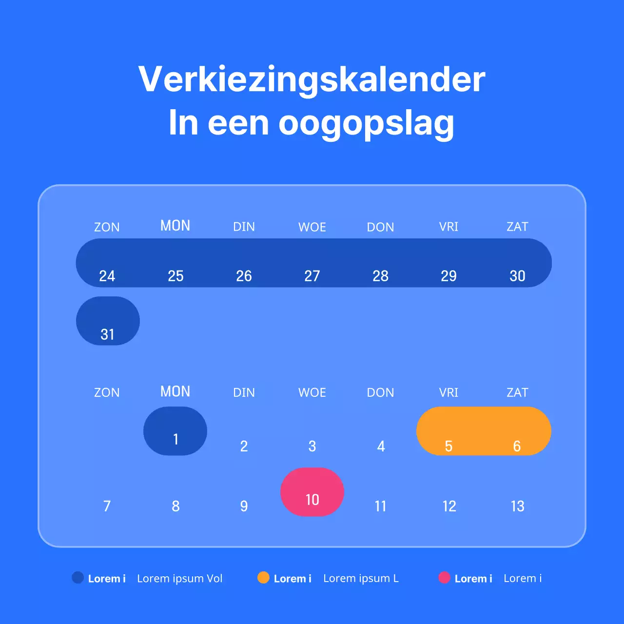 Wat je moet weten over de blauw-witte verkiezing