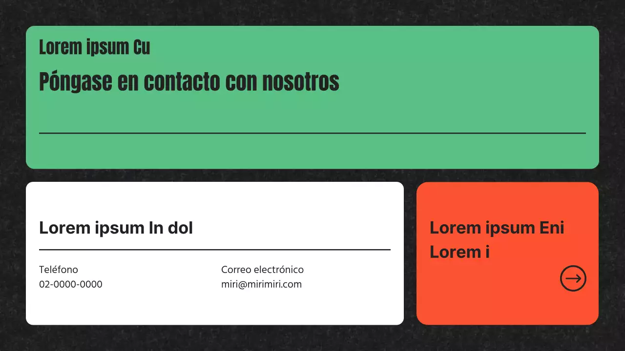 Carta de presentación para la contratación de participantes en el arte pop en negro y arco iris