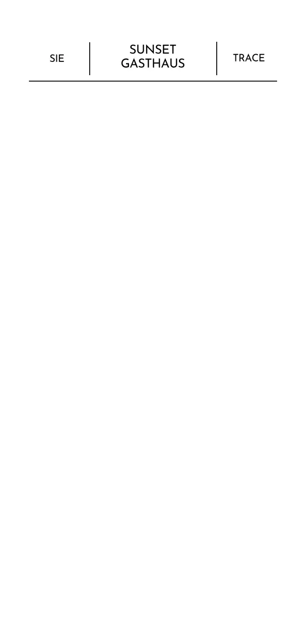 Ruhiges Hotelkonzept nur mit Typografie