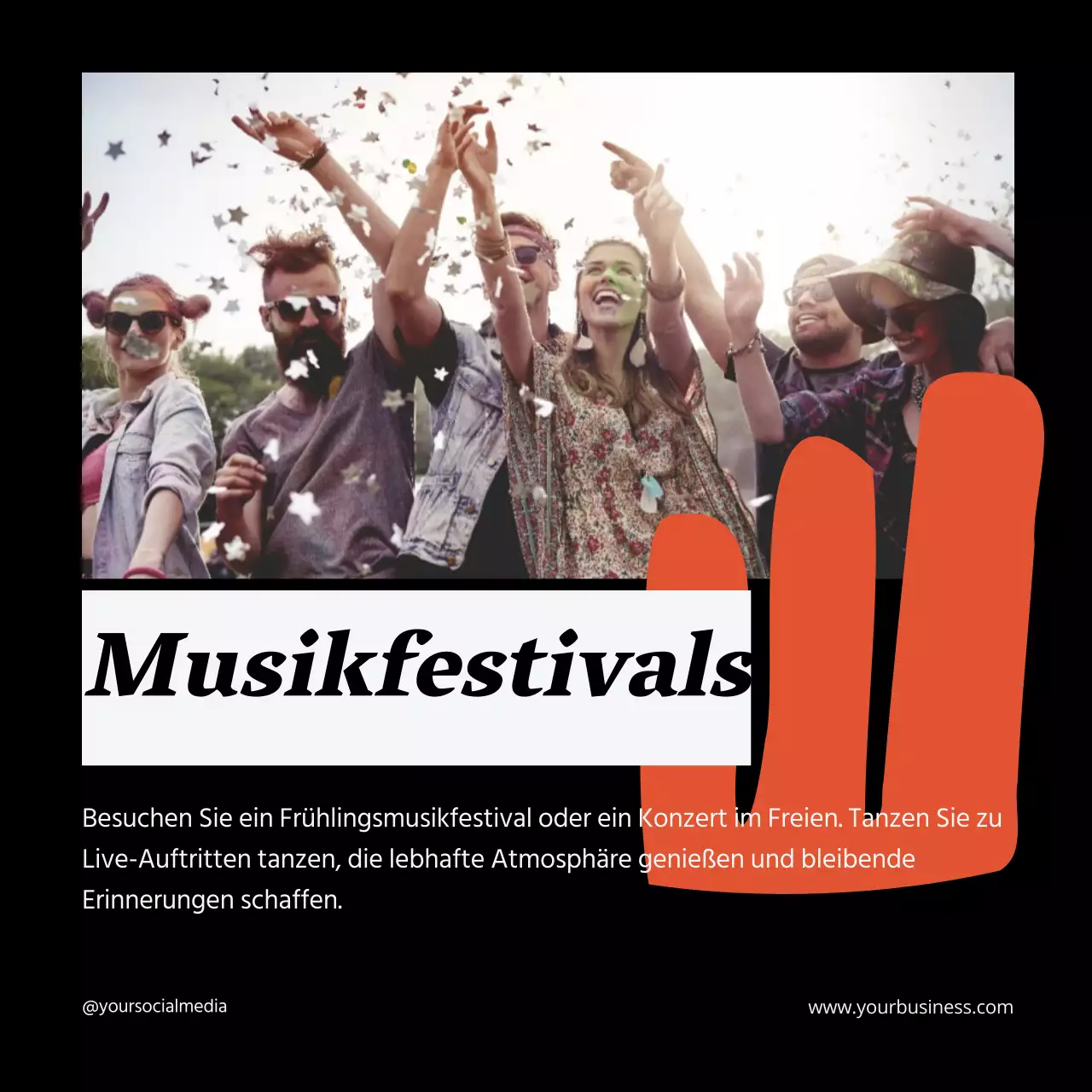 Weiß und Neon Geometric Spring Break Activity Guide