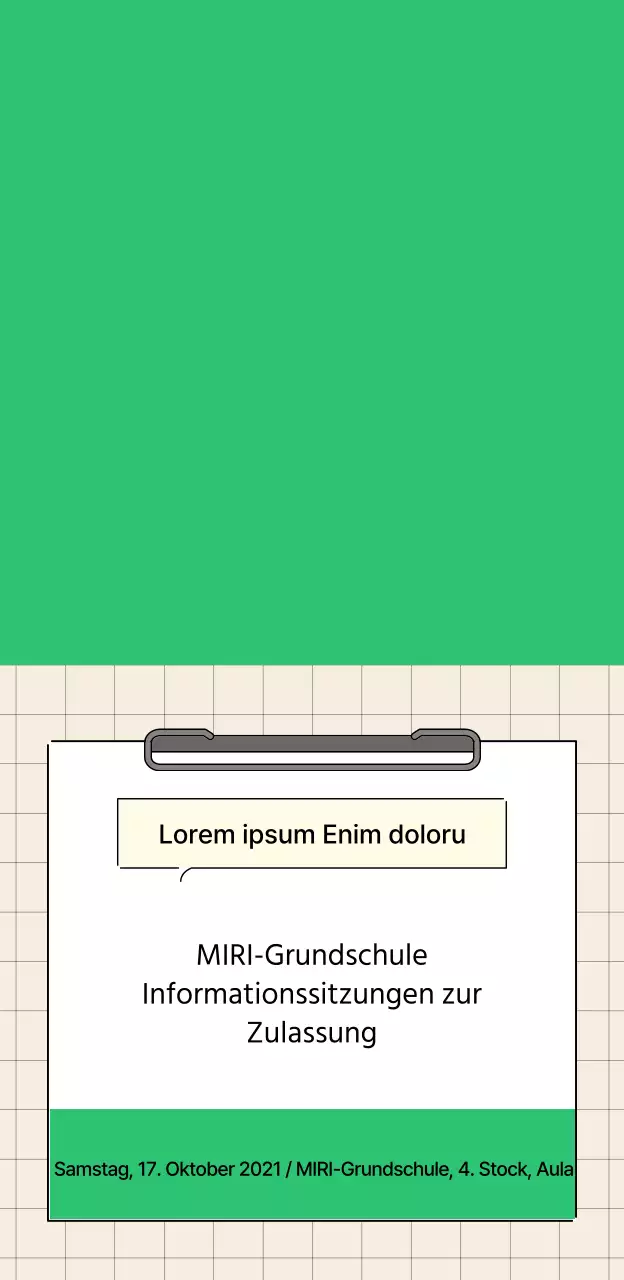 Gestaltung einer Zulassungsmesse mit einem Memo-Board-Konzept