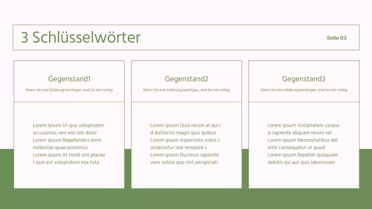 Einfache, grüne und rosa Berichte für NGOs
