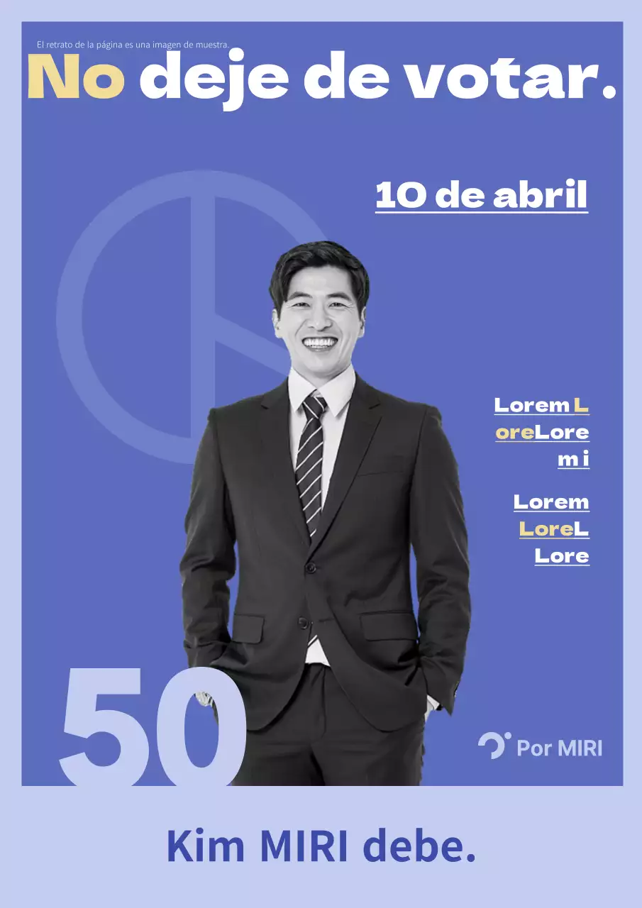 Promocionar el folleto electoral parlamentario de Yonborra