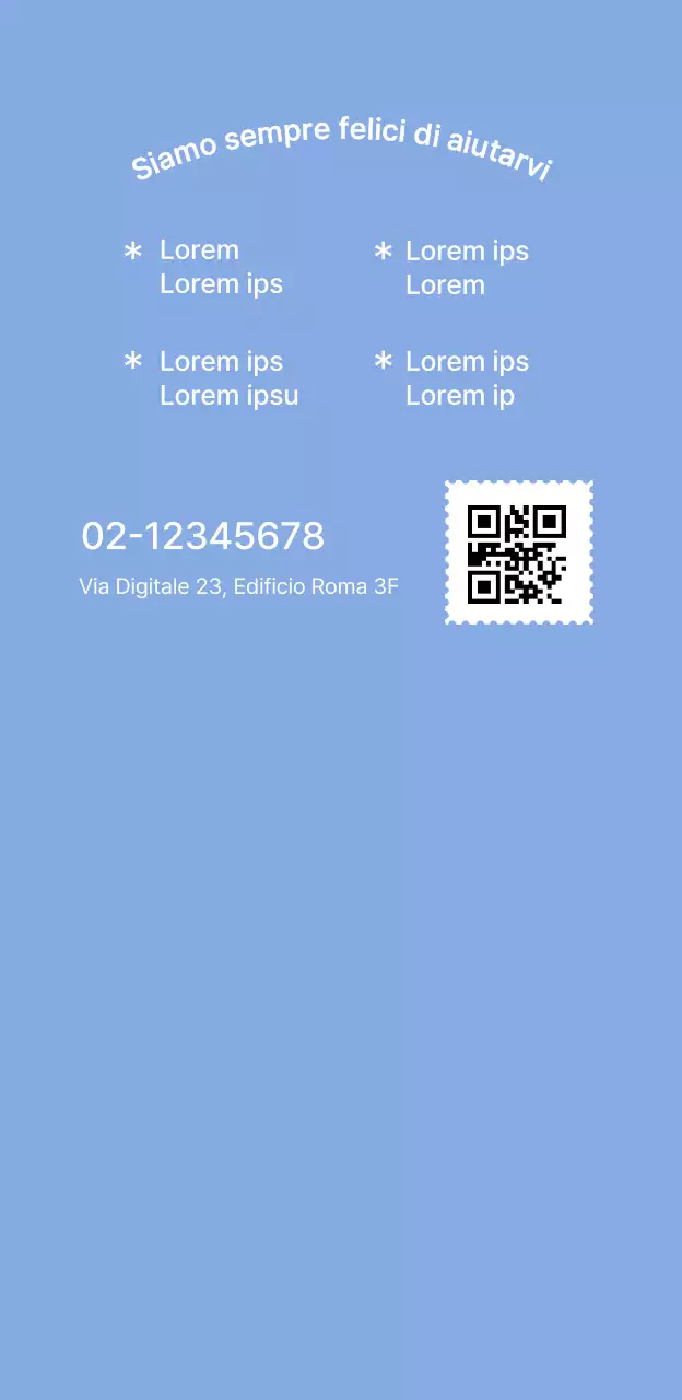 Semplice merchandising di un'agenzia di viaggi con una griglia blu e un'illustrazione di un aeroplano.