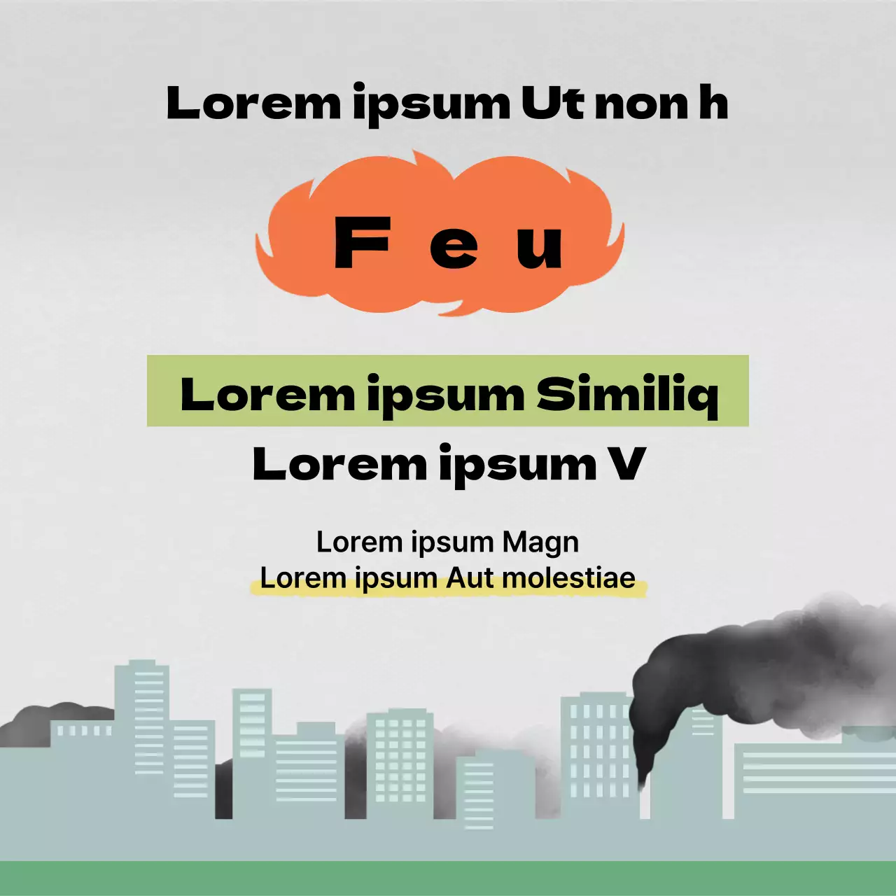 Les bulletins d'information sur la préparation aux évacuations en cas d'incendie sont à la mode en orange et en vert