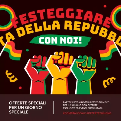 Promuovere un'audace vendita di Capodanno in marrone e giallo