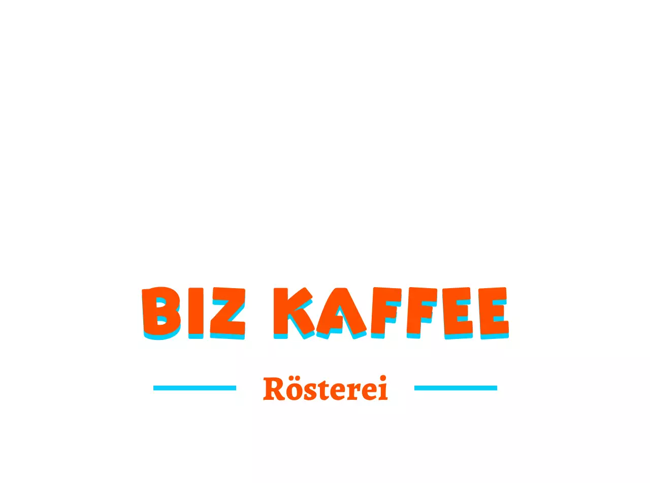 Rot-blauer Text Cafe Logo Audit