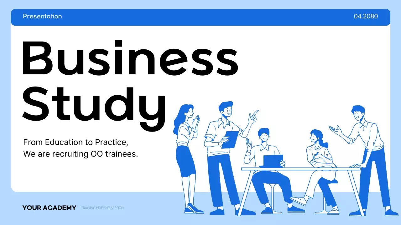 Blue Professional Business Presentation