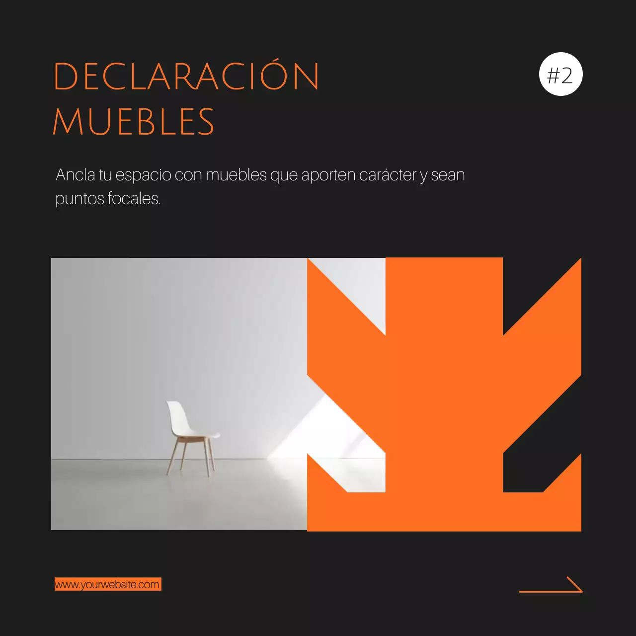 Negro Naranja Elegante Guía de Ideas de Decoración para el Hogar