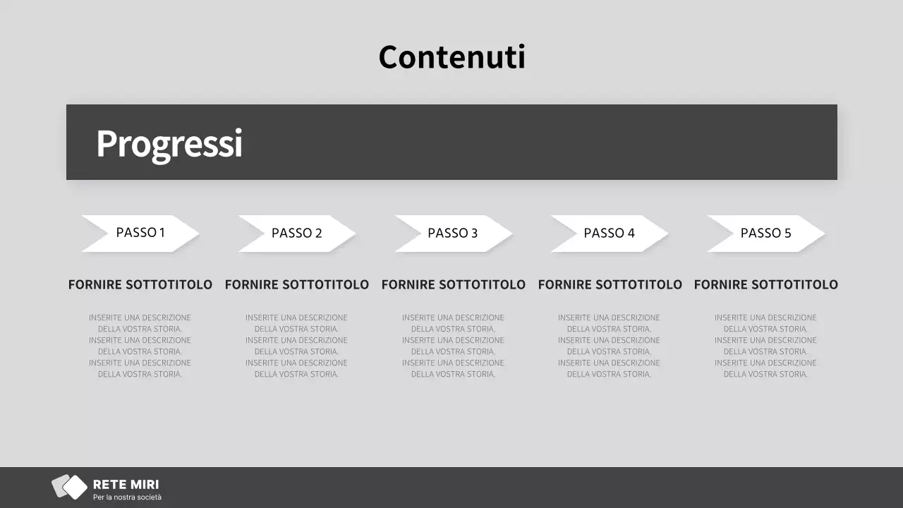 Rapporti semplici, grigi e bianchi per le ONG
