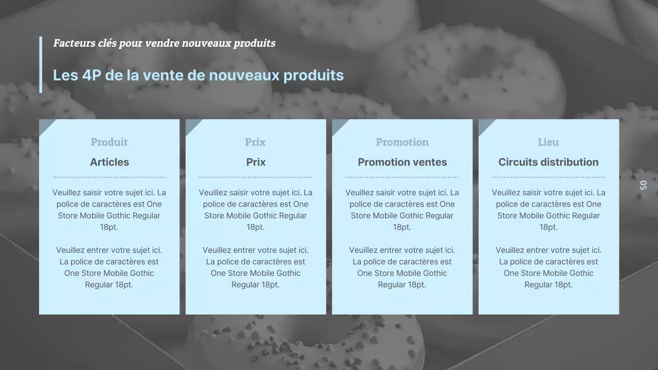 Rapport d'étude de marché alimentaire simple en noir, blanc et bleu clair
