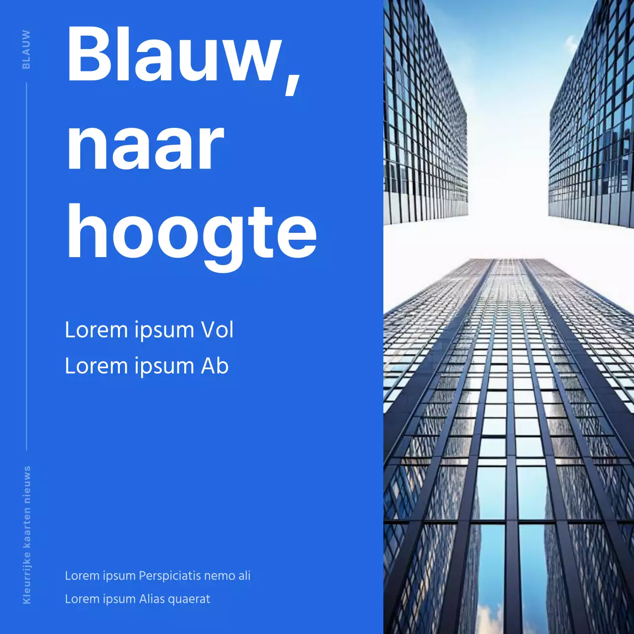 Een eenvoudige kleurrijke social media-cover met zwart en regenboogkleuren