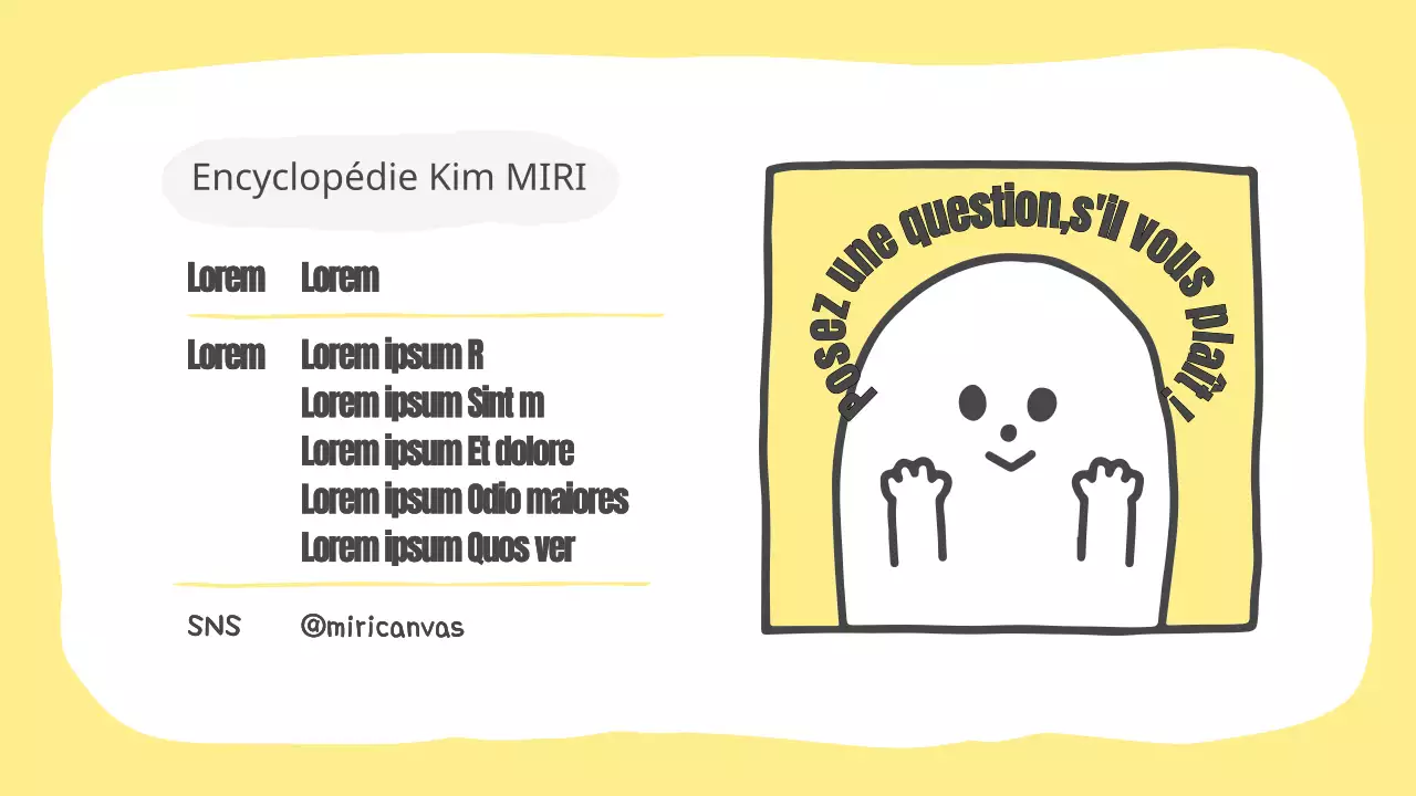 Le petit jeu de pitch de Yellow