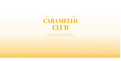 Un design di grande impatto con sfumature e posizionamento tipografico di buon gusto