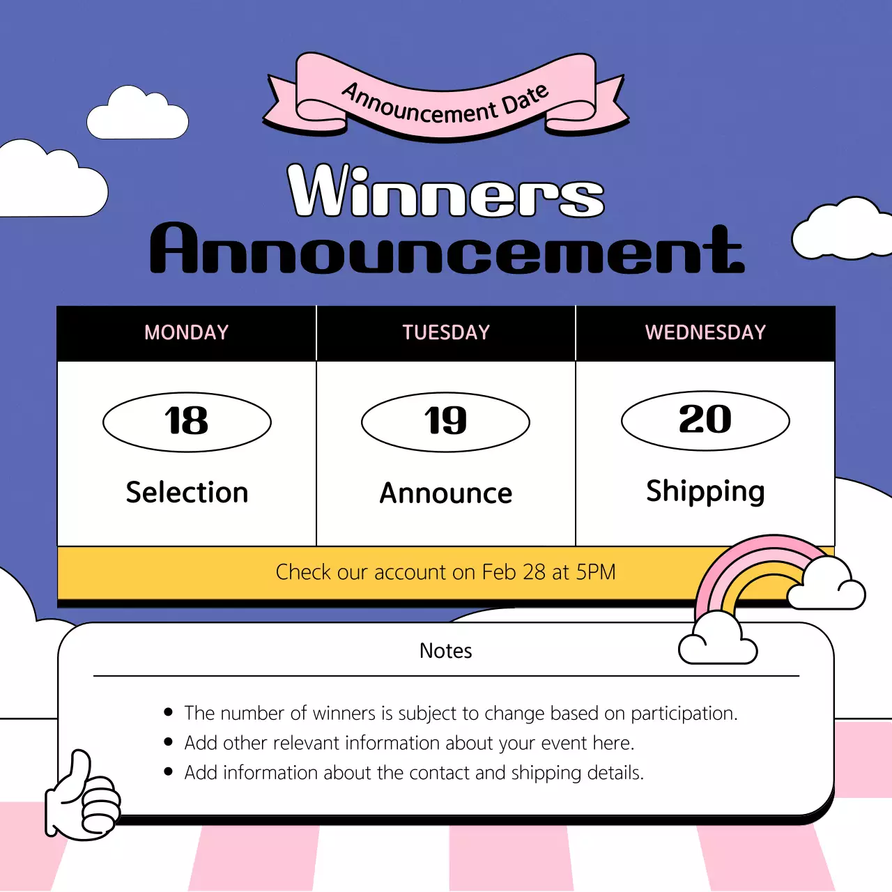 Blue Retro Stationery Event Promotion Instagram Carousel