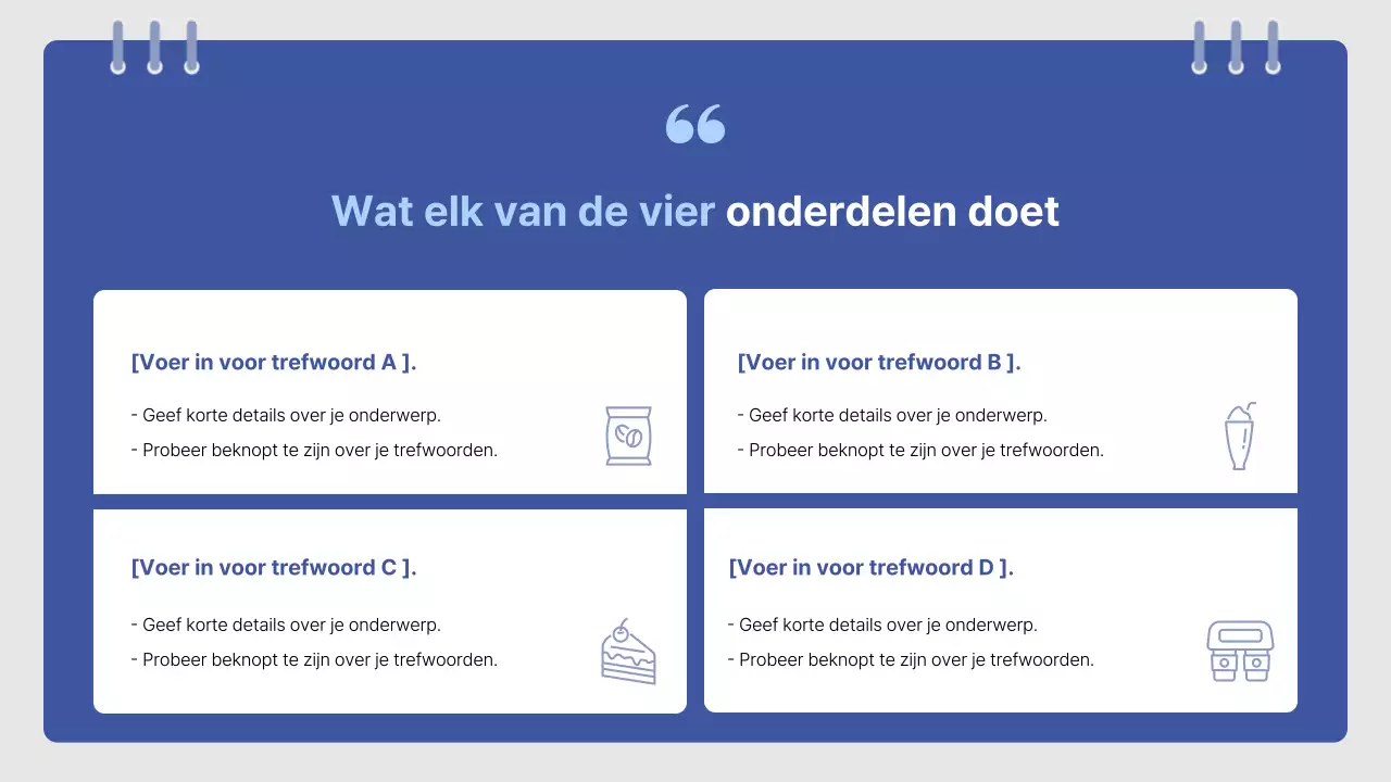 Eenvoudige trainingshandleiding voor Blue