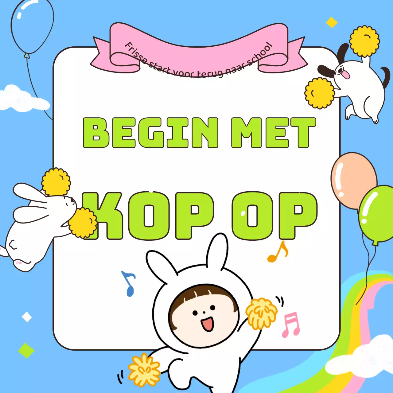 Promoot een giveaway om je favoriete lichtblauwe personage aan te moedigen