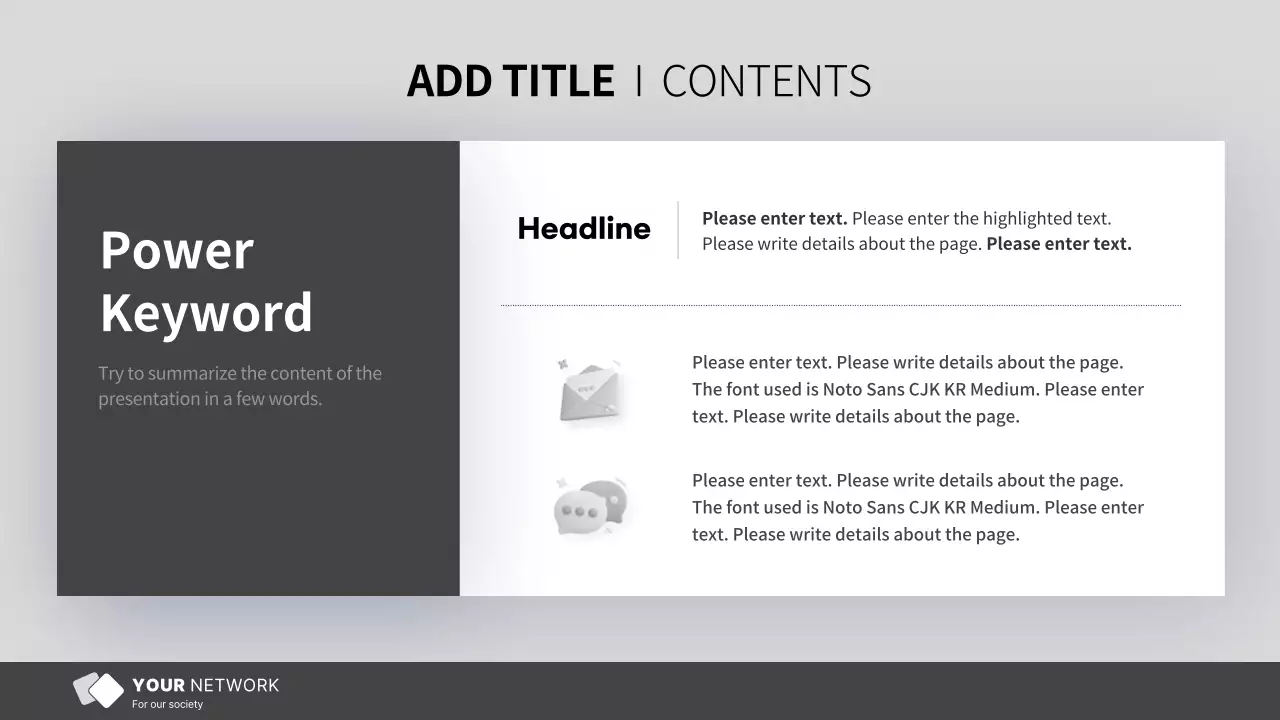 Simple, gray-and-white reports for NGOs