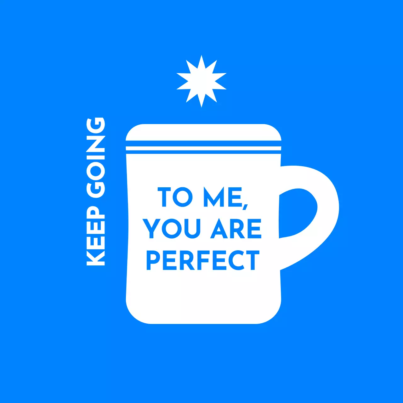 Design stationery with a cup illustration