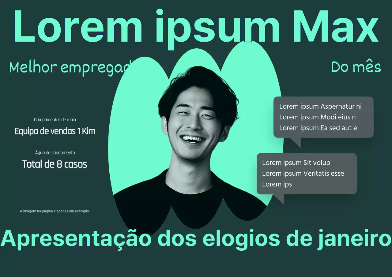 Uma apresentação pop-art de RH com sabor a menta