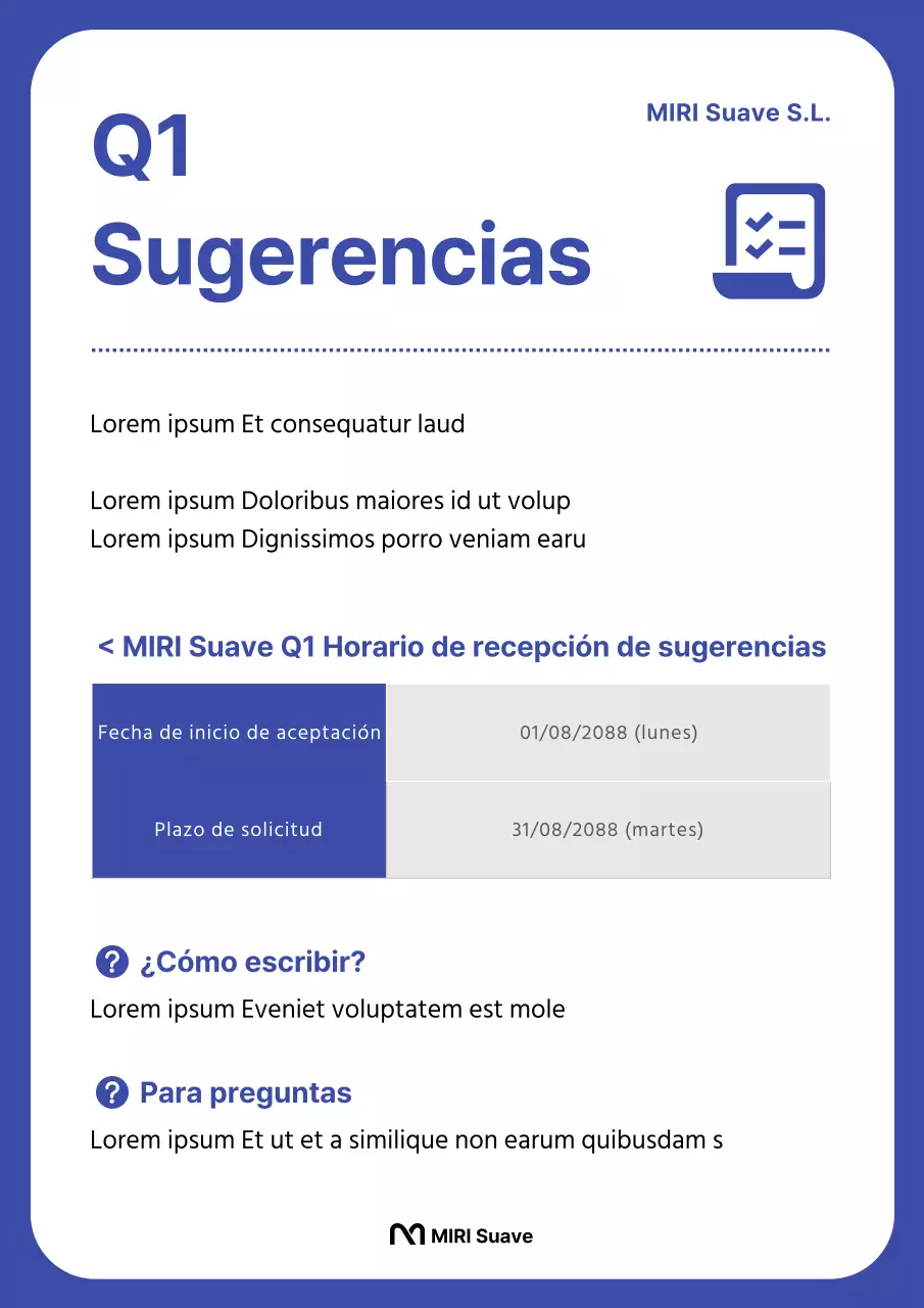 Anunciamos nuestro calendario de presentación de tendencias azules y blancas