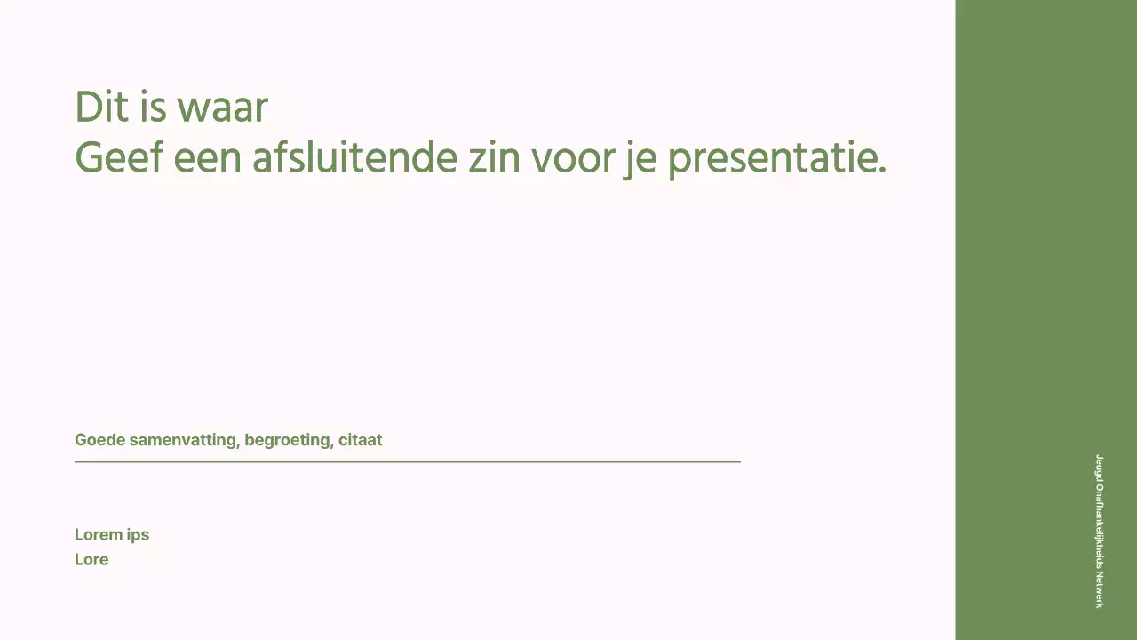 Eenvoudige, groene en roze rapporten voor NGO's