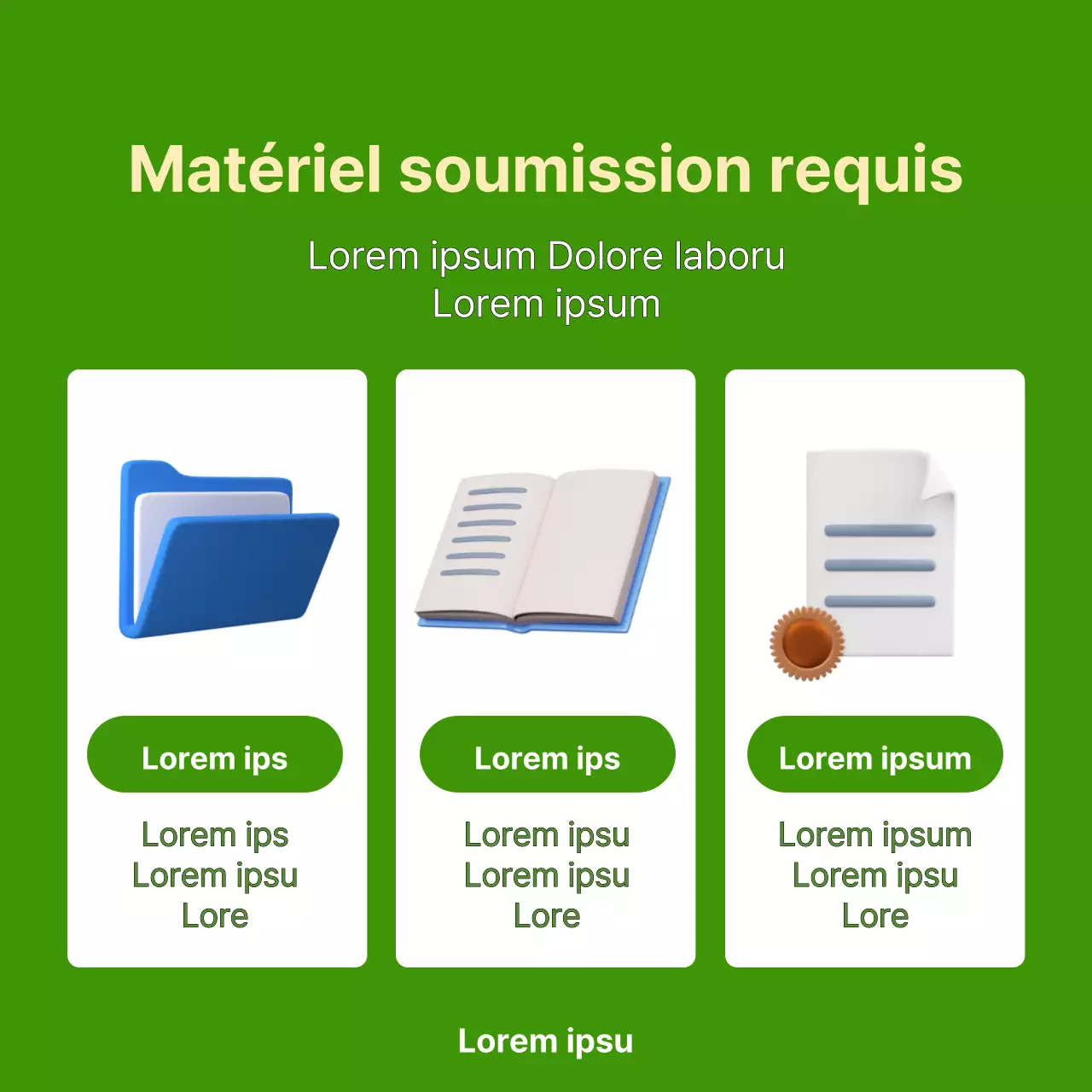 Un programme simple, vert citron, pour faire de la publicité pour les tuteurs