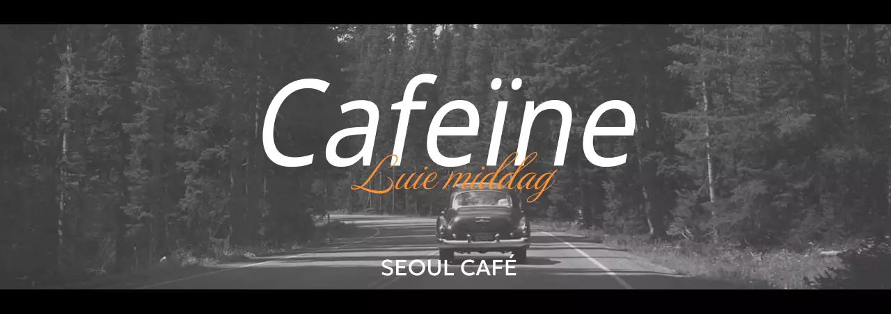 Zwart met oranje rond frame vintage goederen