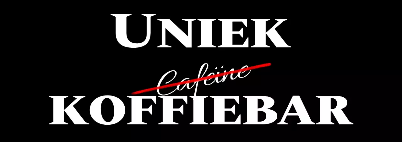 Voor het promoten van een coffeeshop met een letteringconcept