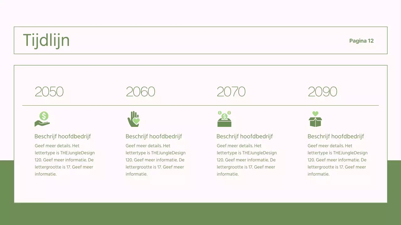 Eenvoudige, groene en roze rapporten voor NGO's