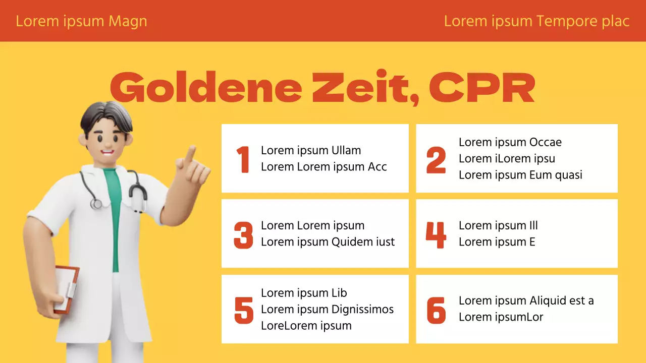 Orange und Gelb erklären die Brandschutzerziehung auf niedliche Art und Weise