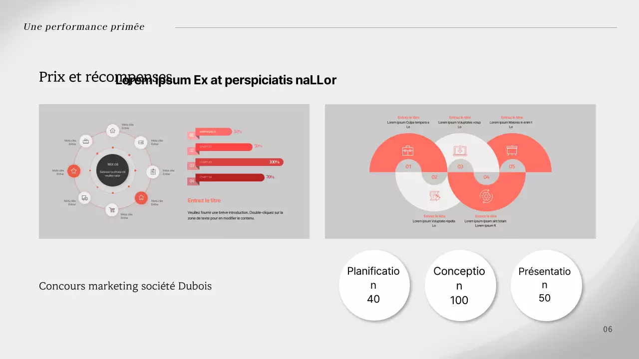 Une lettre de motivation simple et grise