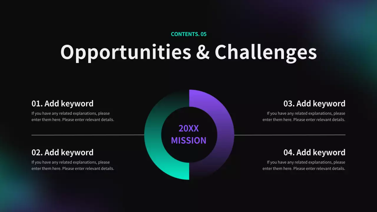 블랙 모던 주주 보고서 문서 프레젠테이션