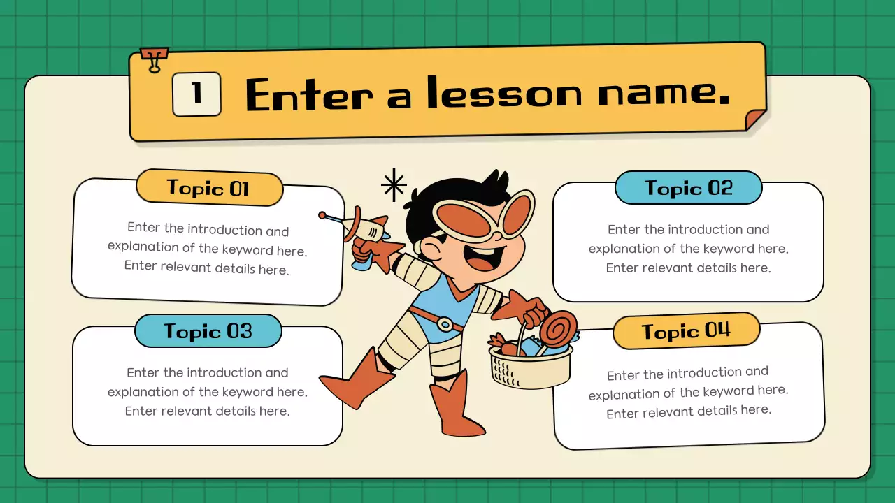 Apresentação da classe Green Retro Kids