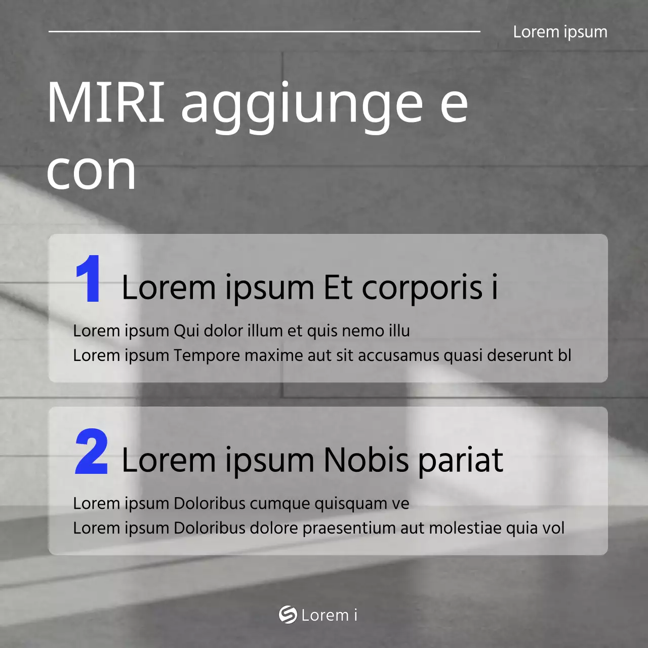 Promuovere una semplice pubblicità esterna in bianco e blu