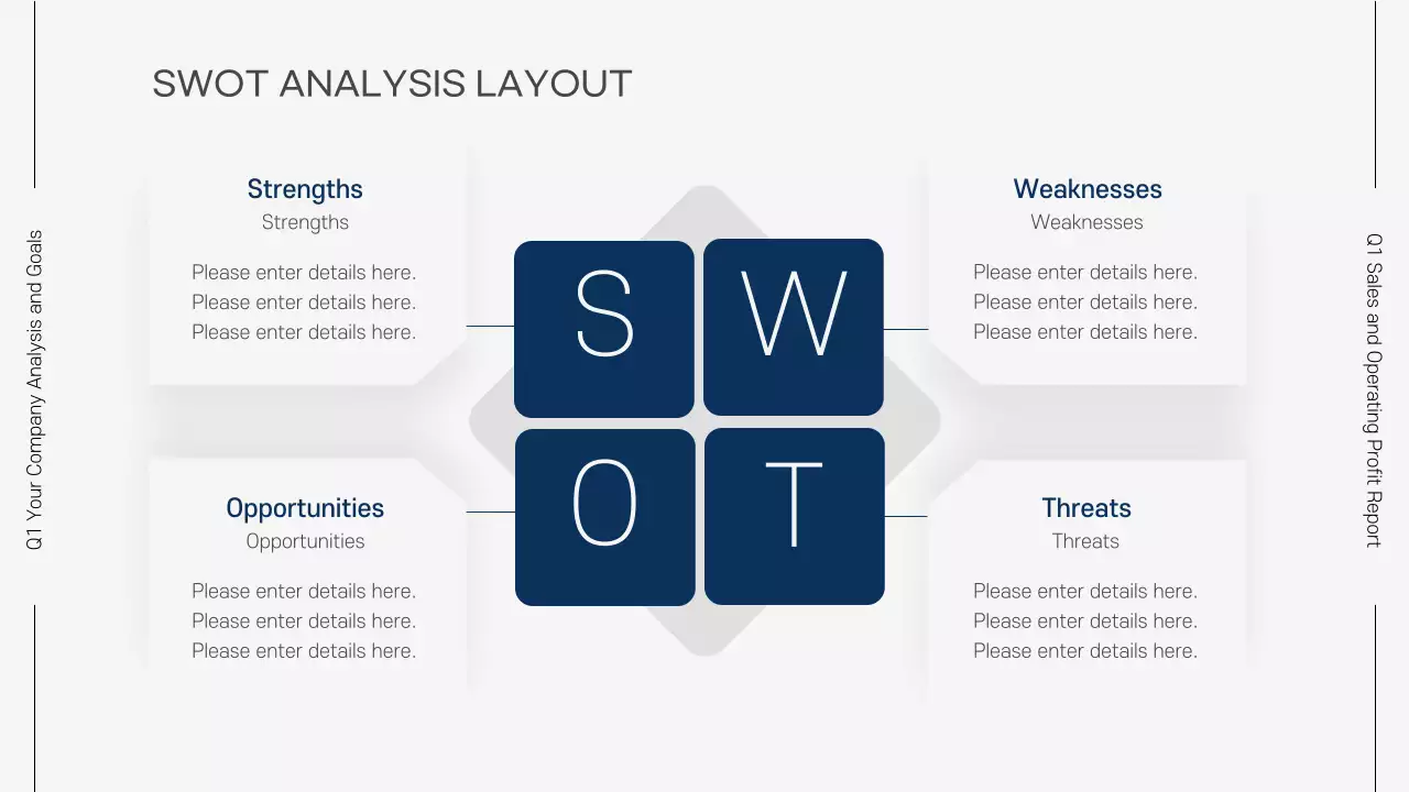 Blue Modern Business Report Presentation