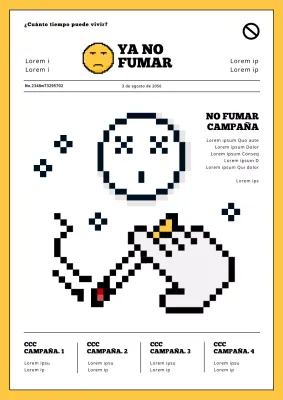 Una moderna campaña antitabaco en blanco y negro