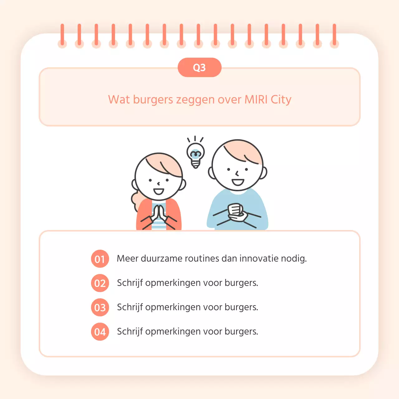 Een prachtig oranje rapport over burgerbeleid