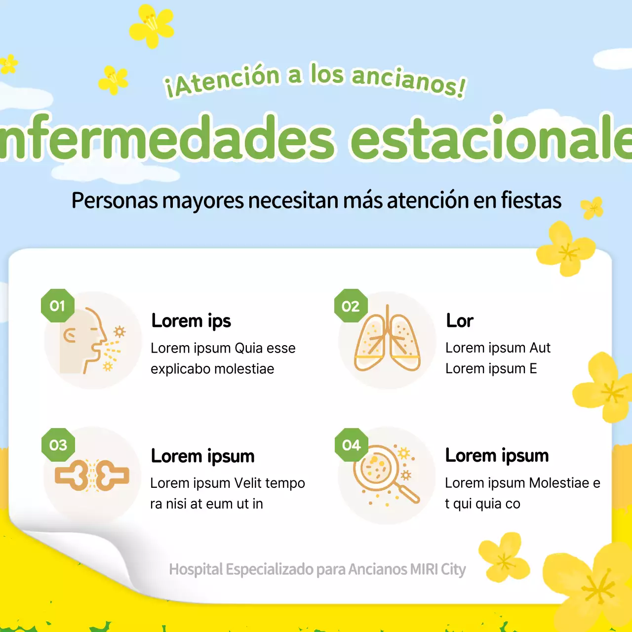 Consejos de salud para el bonito color verde y amarillo de la primavera