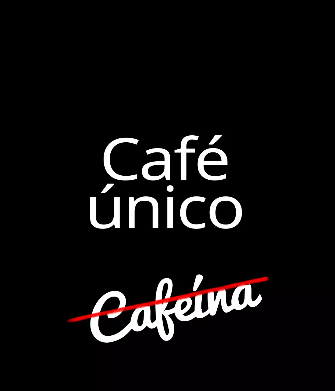 Para promover um café com um conceito de letras