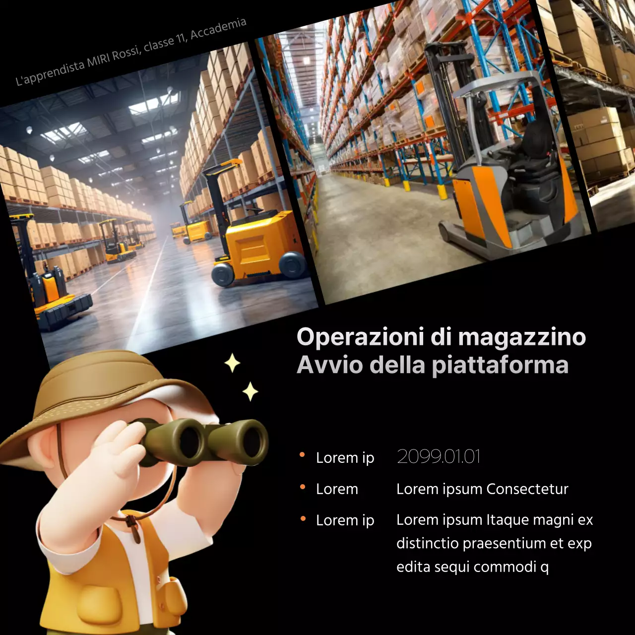 Promuovere il reclutamento in nero e arancione