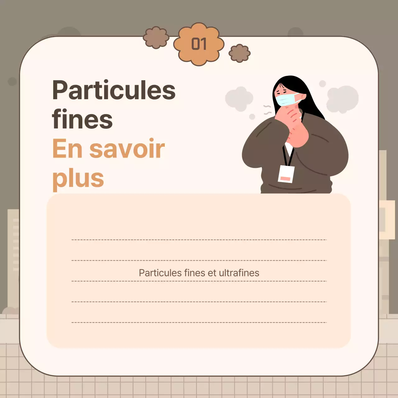 Un simple saupoudrage printanier de beige et de brun post