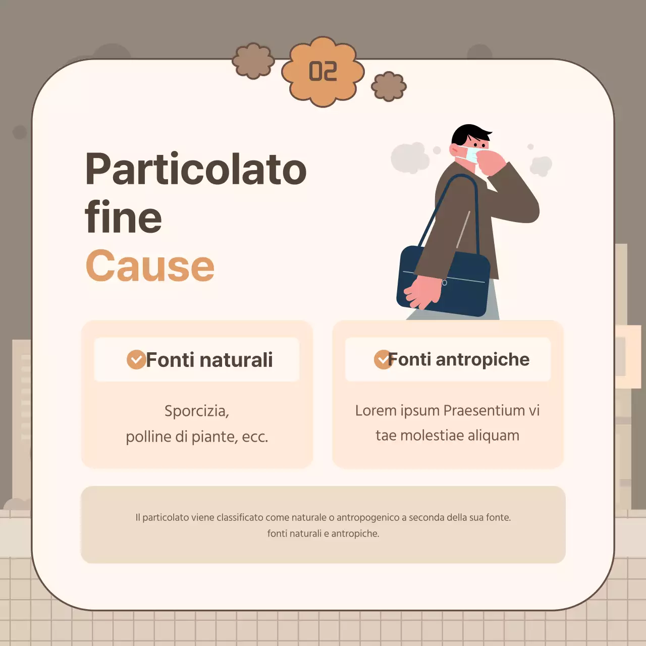 Una semplice spolverata primaverile di beige e marroni.