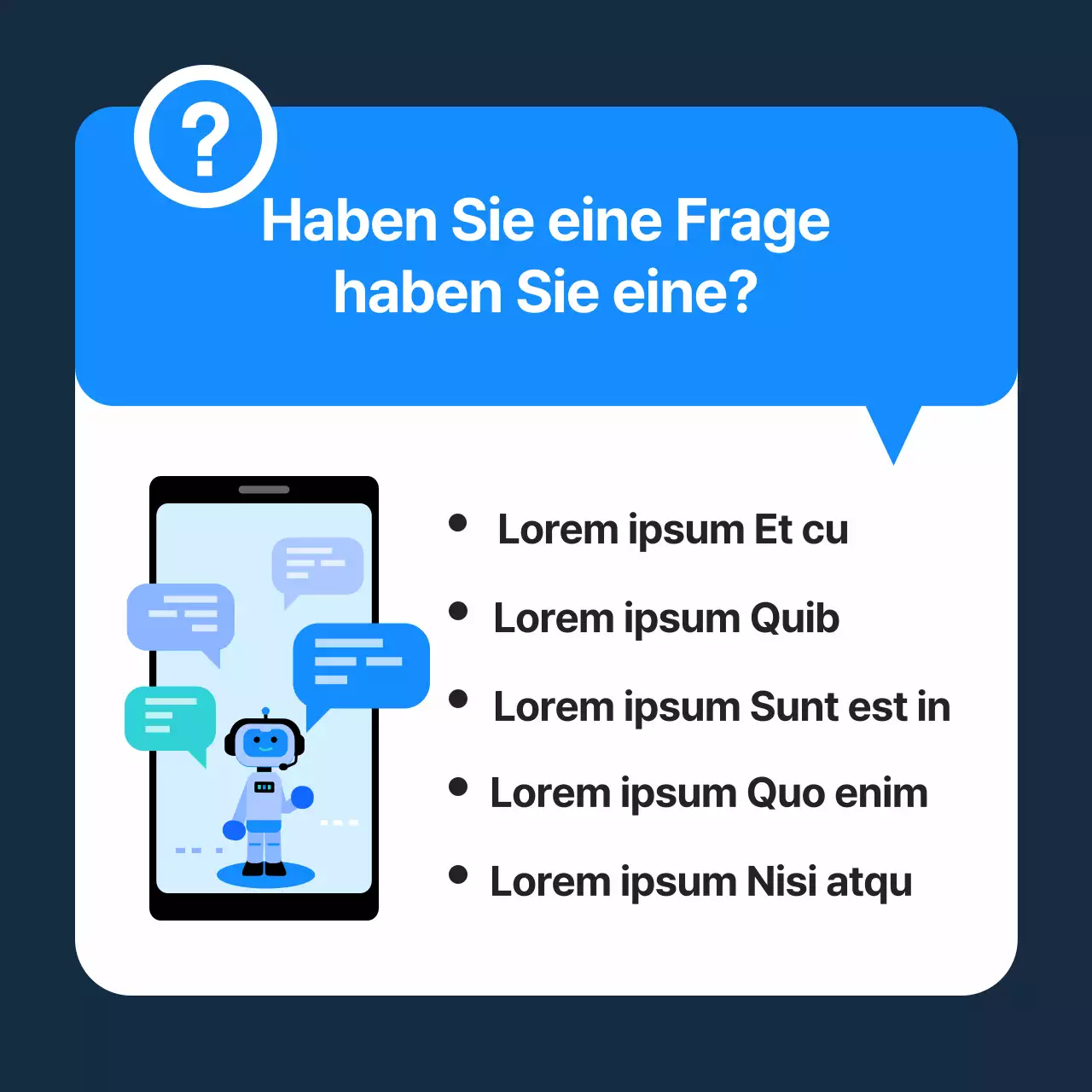 Ein Leitfaden zur Verwendung eines einfachen, marineblauen Helpdesks