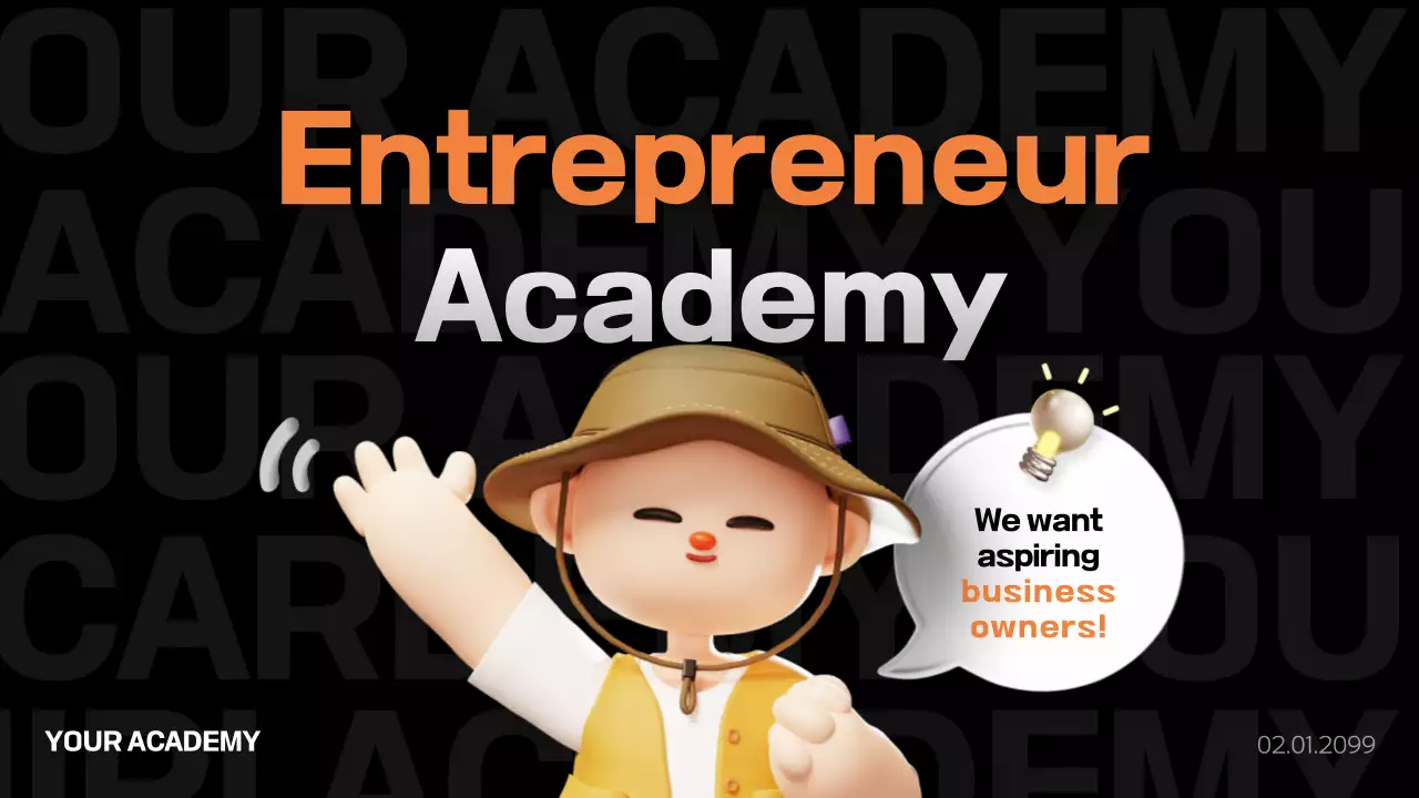 Orange Modern Business Promotion Presentation