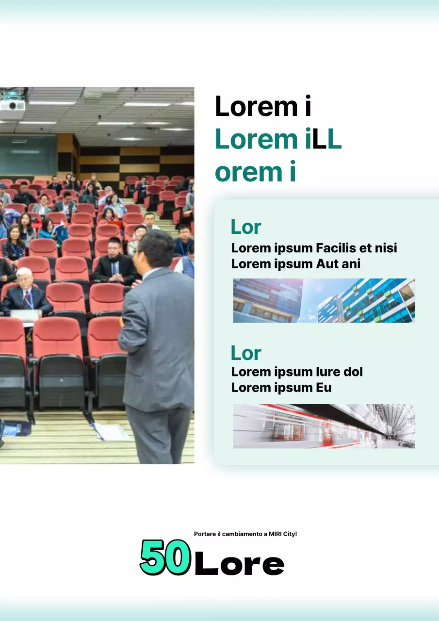 Promuovere le elezioni con accenti bianchi e verdi