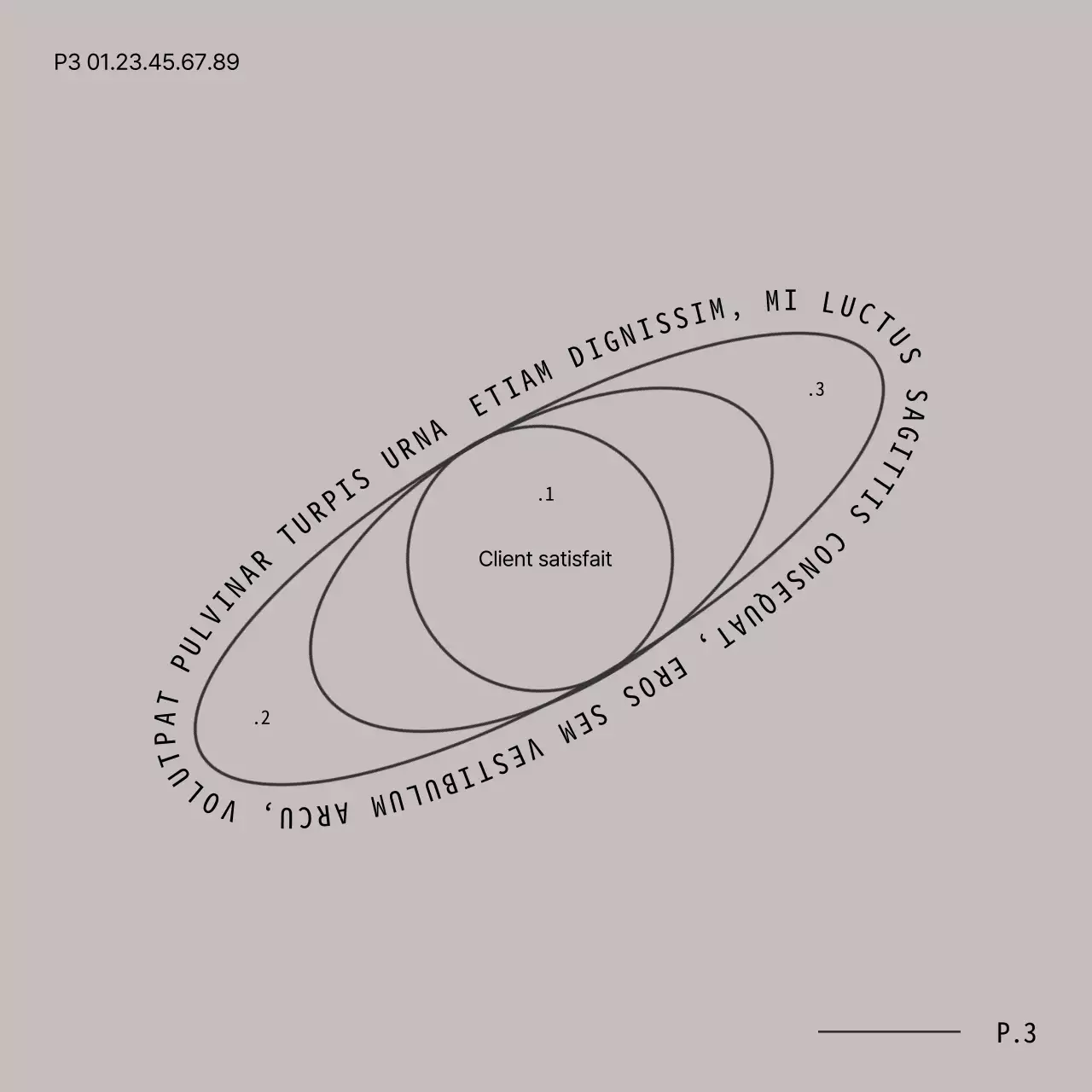 Avis de multi-utilisation minimal gris et noir