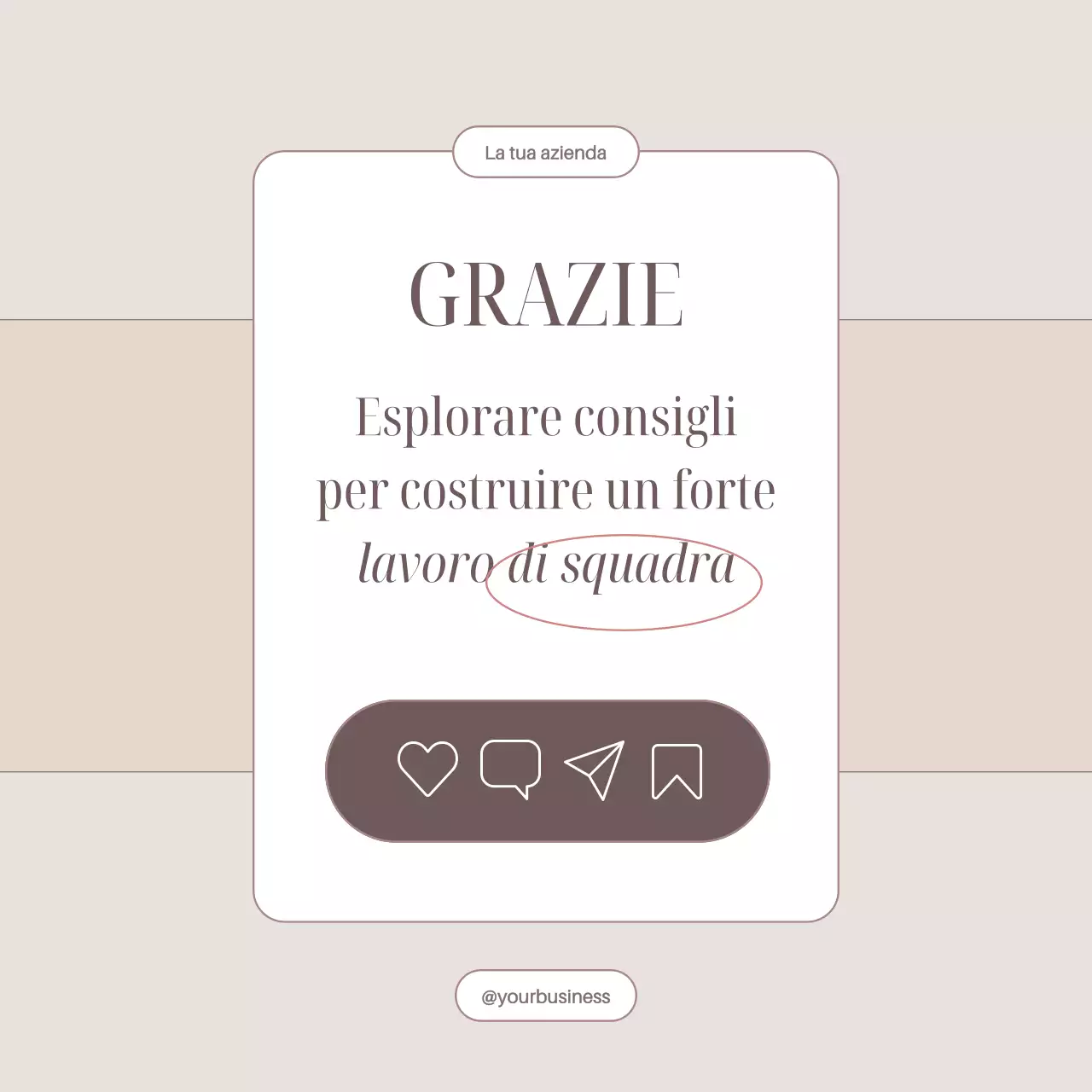 Guida al team building in ufficio minimalista in beige e marrone